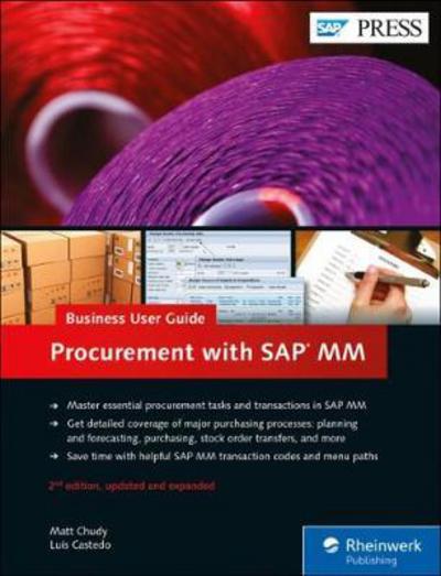 Cover for Matt Chudy · Procurement with SAP MM: Business User Guide (Hardcover Book) [Second edition] (2017)