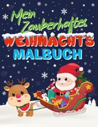 Cover for Malbuch Piraten · Mein zauberhaftes Weihnachts-Malbuch (Pocketbok) (2019)