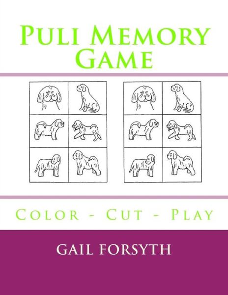 Cover for Gail Forsyth · Puli Memory Game (Pocketbok) (2018)