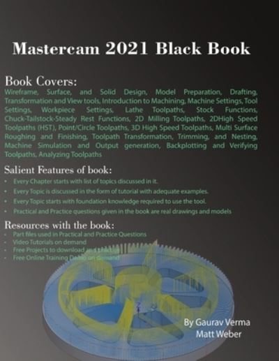 Cover for Gaurav Verma · Mastercam 2021 Black Book (Paperback Book) (2021)