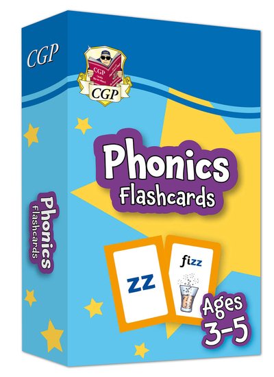 Cover for CGP Books · Phonics Flashcards for Ages 3-5 - CGP Reception Activity Books and Cards (Hardcover bog) (2020)