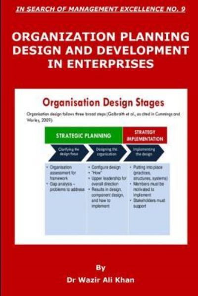 Cover for Dr Wazir Ali Khan · Fundamentals of Organization Planning, Design, and Development (Paperback Book) (2018)