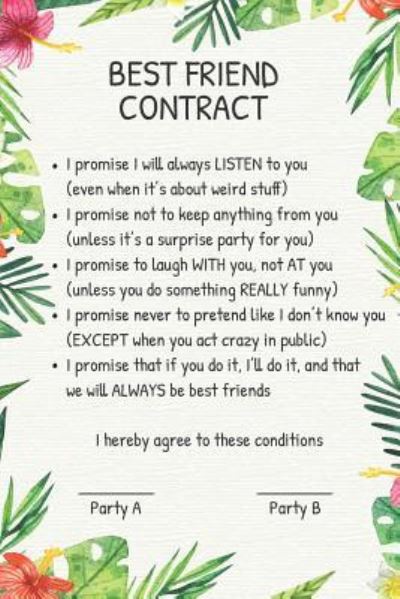 Cover for Elderberry's Designs · Best Friend Contract (Paperback Book) (2018)