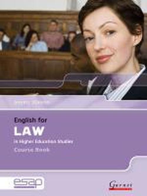 Cover for Jeremy Walenn · English for Law Course Book + Audio CDs (Board book) [Student edition] (2008)