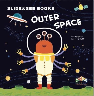 Cover for Agnese Baruzzi · Outer Space - Slide &amp; See Books (Kartongbok) (2021)