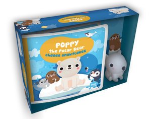 Cover for Auzou Publishing · Poppy the Polar Bear Chases Snowflakes (Kartongbok) (2021)