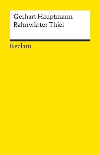 Cover for Hauptmann · Bahnwarter Thiel (Paperback Book)