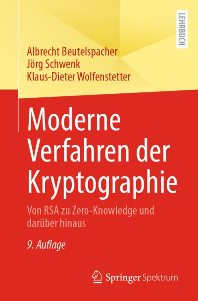 Cover for Albrecht Beutelspacher · Beutelspacher:moderne Verfahren Der Kry (Book) (2022)