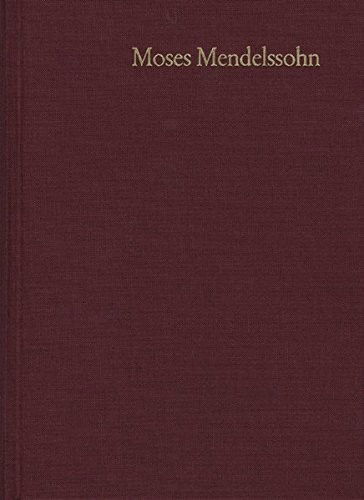 Moses Mendelssohn: Gesammel - Mendelssohn - Bücher -  - 9783772815171 - 1. September 2004