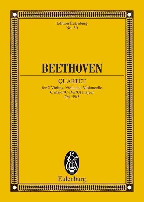 Cover for Ludwig Va Beethoven · String Quartet C Major Op 593 (Pocketbok) (1985)