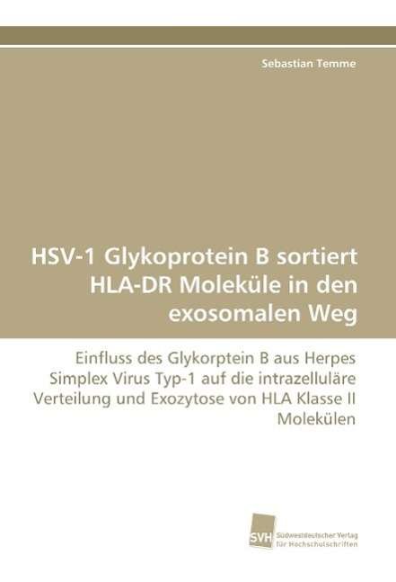 Cover for Temme · HSV-1 Glykoprotein B sortiert HLA (Bog)