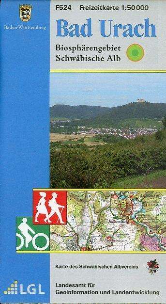 Landesamt FÃ¼r Geoinformation Und Landentwicklung Baden-wÃ¼rttemberg (lgl) · Topographische Freizeitktn.BW.524 Urach (Book)