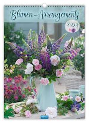 Trötsch Großbildkalender Blumen-Arrangements 2023 - Trötsch Verlag GmbH & Co. KG - Gadżety - Trötsch Verlag GmbH - 9783965527171 - 19 maja 2022