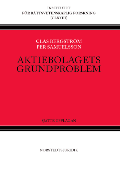 Cover for Per Samuelsson · Aktiebolagets grundproblem (Book) (2021)