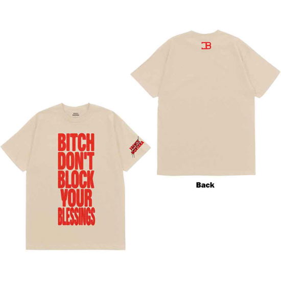 Cover for French Montana · French Montana Unisex T-Shirt: Don't Block Your Blessings (Back Print) (T-shirt)