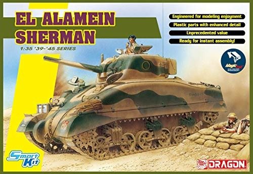 Dragon - 1/35 El Alamein Sherman W/magic Tracks - Dragon - Merchandise - Marco Polo - 0089195866172 - 