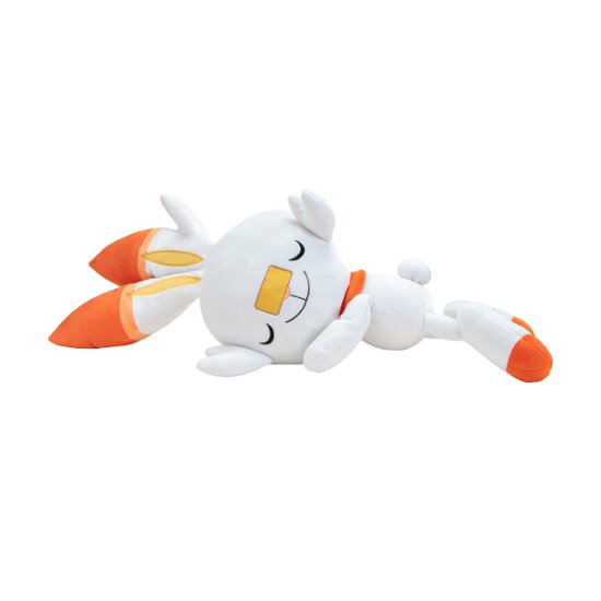 Cover for Pokemon  18 Sleeping Plush Scorbunny Plush · Pokémon Plüschfigur Schlafender Hopplo 45 cm (Legetøj) (2024)