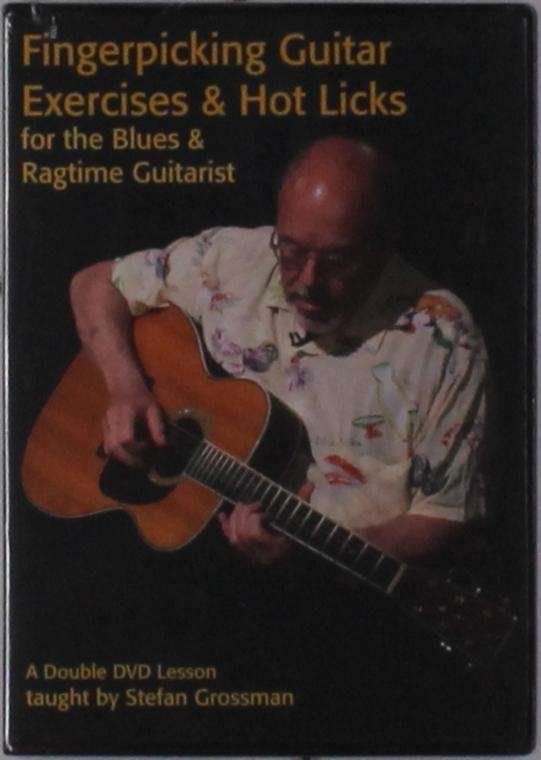 Cover for Stefan Grossman · Fingerpicking Guitar Exercises &amp; Hot Licks for Blu (DVD) (2024)