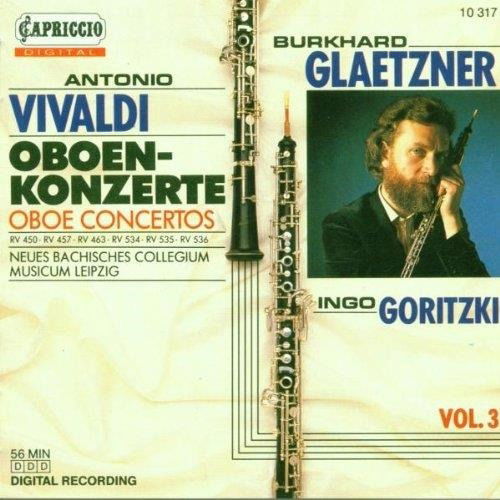 Cover for Glaetzner B. / Goritzki I. / Schornsheim C. / Neues Bachisches Collegium Musicum Leipzig / Glaetzner · Oboe Concertos (CD) (1990)