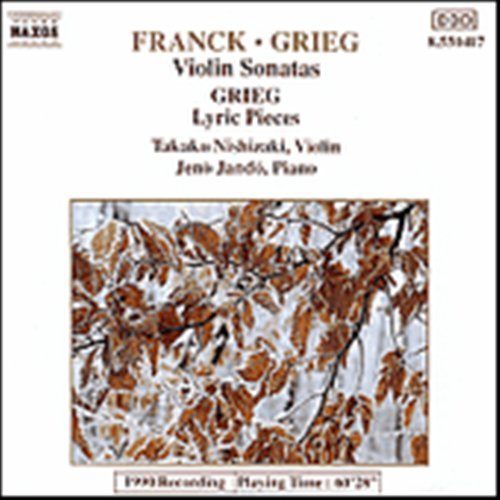 Cover for Nishizaki,takako / Jando,jenö · FRANCK / GRIEG: Violin Sonatas (CD) (1991)