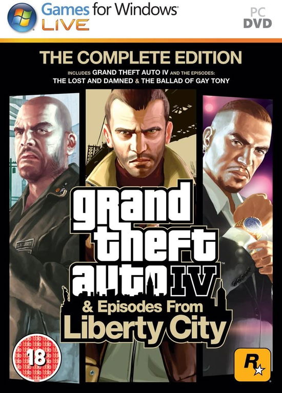 Cover for Rockstar · Grand Theft Auto IV Complete Edition (PC)