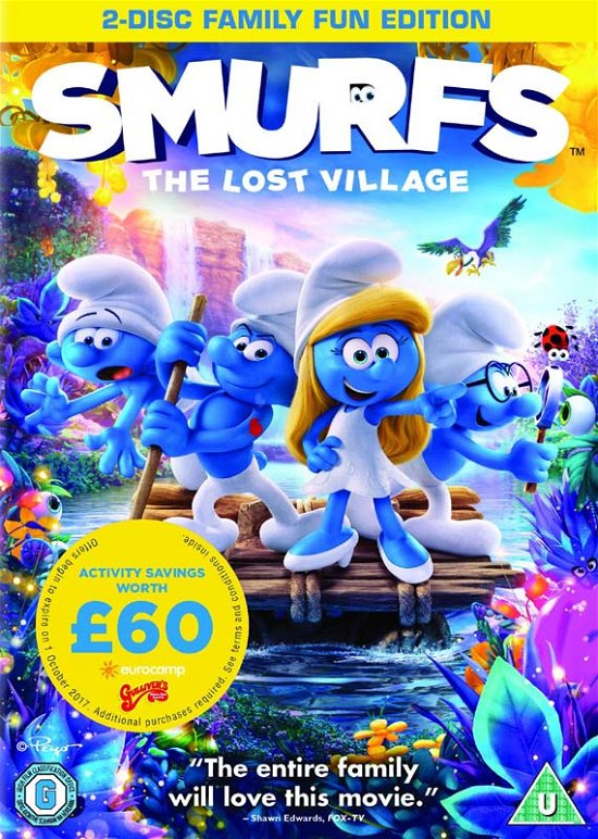Cover for Smurfs - The Lost Village · The Smurfs 3 - The Lost Village (DVD) (2017)
