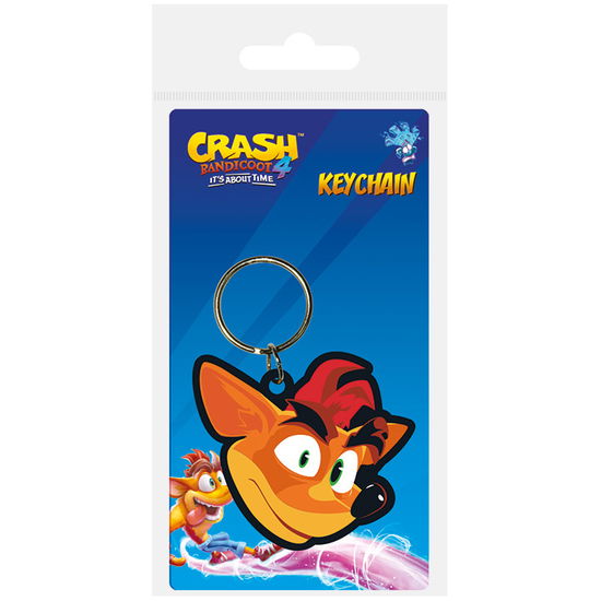 Cover for Crash Bandicoot 4: Pyramid · Crash Face (Rubber Keychain / Portachiavi Gomma) (MERCH)