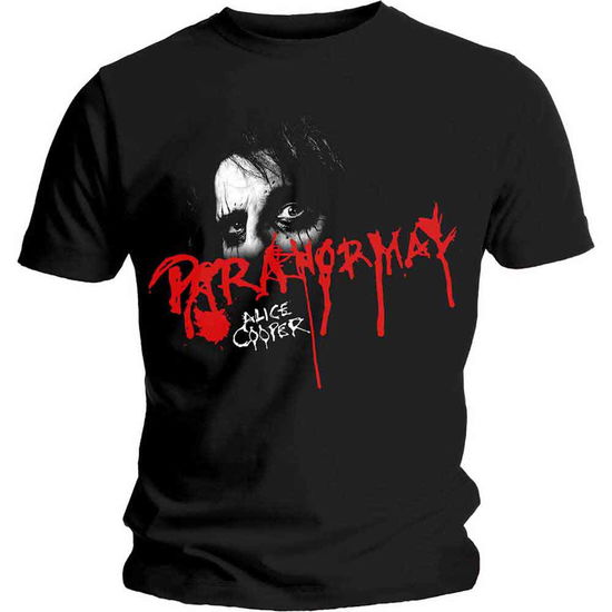 Alice Cooper Unisex T-Shirt: Paranormal Eyes - Alice Cooper - Fanituote - Global - Apparel - 5056170622172 - keskiviikko 8. tammikuuta 2020