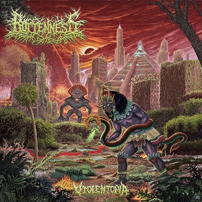 Cover for Rottenness · Violentopia (CD) (2022)