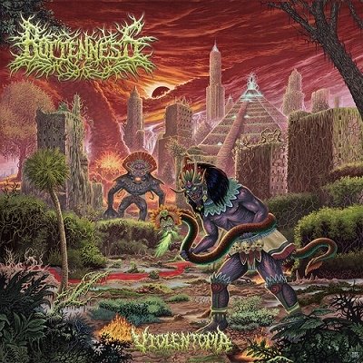 Cover for Rottenness · Violentopia (CD) (2022)