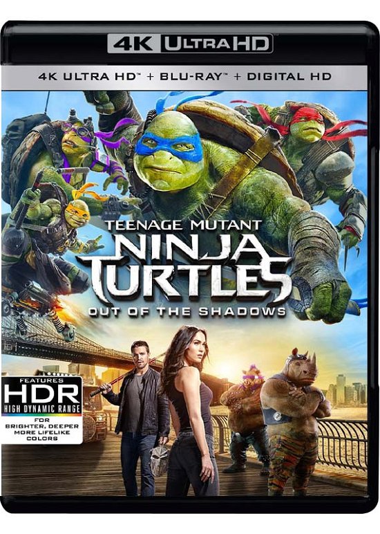 Cover for Teenage Mutant Ninja Turtles: Out of the Shadows (4K UHD + Blu-ray) [Ultra HD edition] (2016)