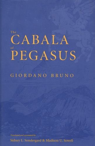 Cover for Giordano Bruno · The Cabala of Pegasus (Inbunden Bok) [First edition] (2002)