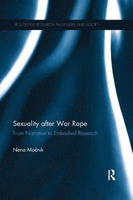 Cover for Mocnik, Nena (University of Ljubljana, Slovenia) · Sexuality after War Rape: From Narrative to Embodied Research - Routledge Research in Gender and Society (Paperback Book) (2019)