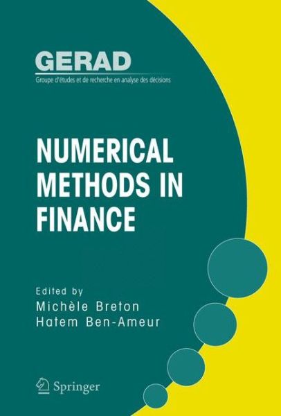 Cover for Hatem Ben-ameur · Numerical Methods in Finance (Hardcover Book) [2005 edition] (2005)