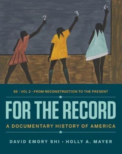 Cover for David E. Shi · For the Record - A Documentary History of America (Pocketbok) (2024)