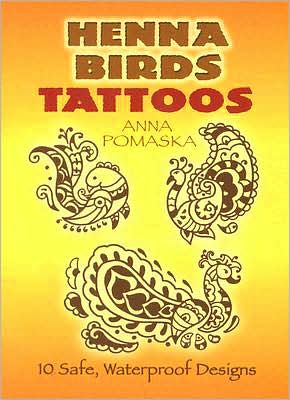 Cover for Anna Pomaska · Henna Birds Tattoos - Little Activity Books (Paperback Book) (2008)