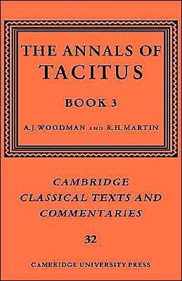 Cover for Tacitus · The Annals of Tacitus: Book 3 - Cambridge Classical Texts and Commentaries (Innbunden bok) (1996)