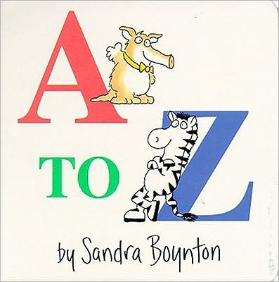 A to Z - Sandra Boynton - Bøker - Little Simon - 9780671493172 - 11. oktober 1984