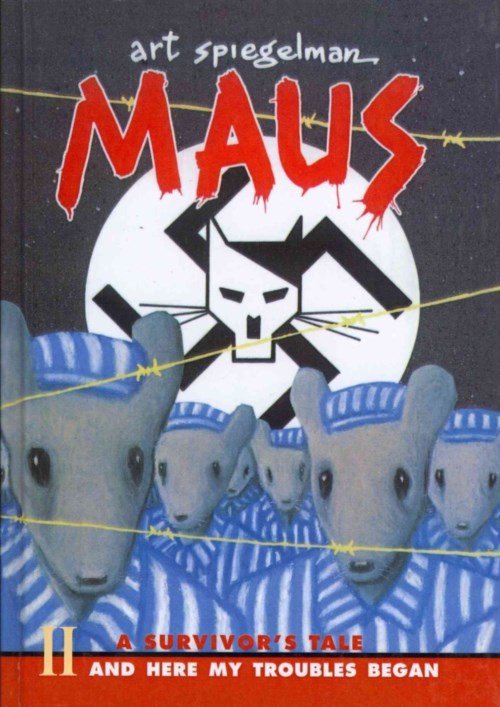 Cover for Art Spiegelman · Maus a Survivors Tale: and Here My Troubles Begin (Maus (Pb)) (Hardcover bog) (1992)