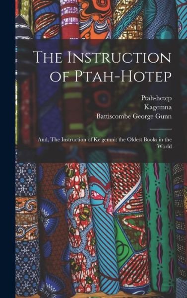 Cover for Ptah-Hetep · The Instruction of Ptah-hotep (Hardcover bog) (2021)