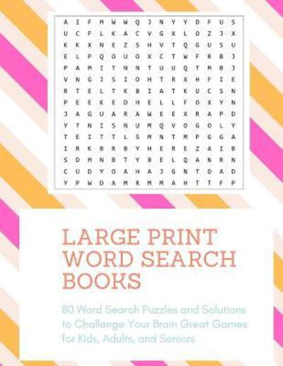 Cover for Nnj Puzzles · Large Print Word Search Books (Paperback Book) (2019)