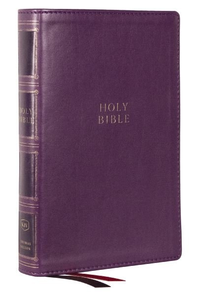 Cover for Thomas Nelson · KJV Holy Bible: Compact Bible with 43,000 Center-Column Cross References, Purple Leathersoft, Red Letter, Comfort Print (Thumb Indexing): King James Version (Skinnbok) [Red Letter, Comfort Print, King James edition] (2023)