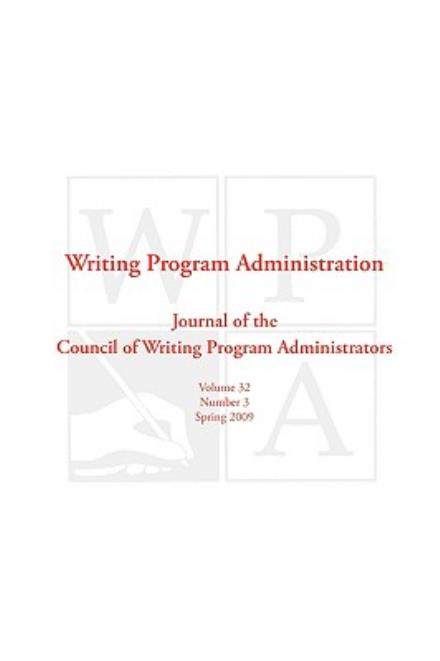 Cover for Writing Program Administrators Council · Wpa: Writing Program Administration 32.3 (Taschenbuch) (2009)