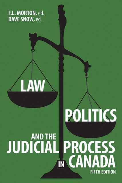Cover for Law, Politics, and the Judicial Process in Canada (Hardcover Book) [5 Revised edition] (2024)