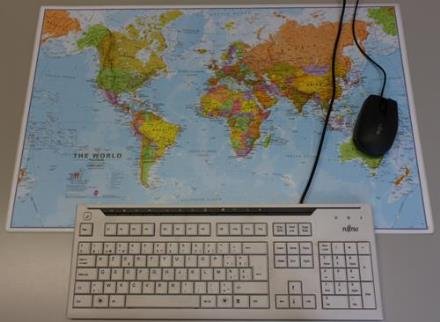 Cover for Maps International · Mousepad world (Map) (2023)