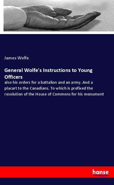 Cover for Wolfe · General Wolfe's Instructions to Y (Book)