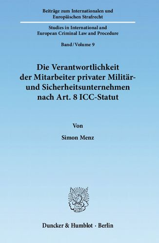 Cover for Menz · Verantwortlichkeit der Mitarbeiter (Book) (2011)