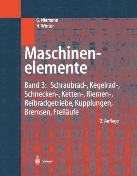Cover for G. Niemann · Maschinenelemente Vol 3 (Hardcover Book) (1983)