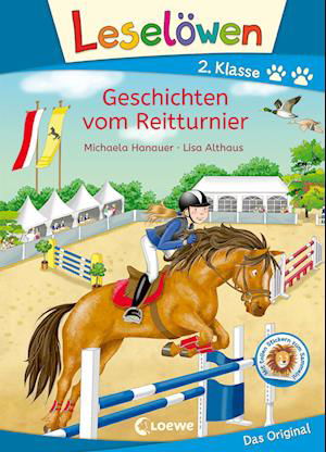 Cover for Michaela Hanauer · Leselwen 2. Klasse - Geschichten vom Reitturnier (Innbunden bok) (2022)