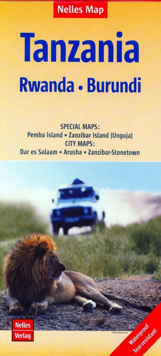 Cover for Nelles Verlag · Tanzania, Rwanda, Burundi, Nelles Map (Trykksaker) (2017)